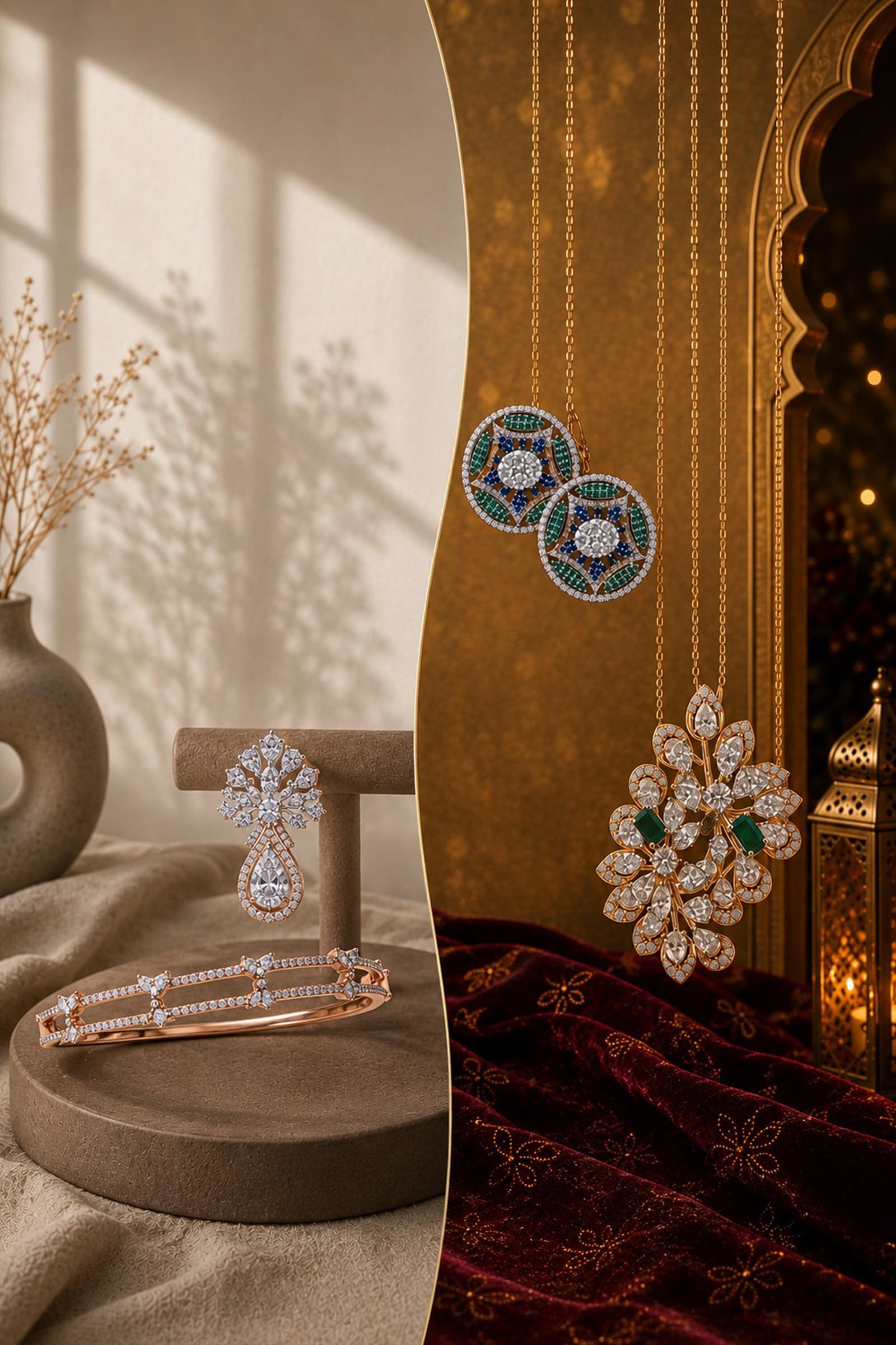 Fine gold jewellery collection